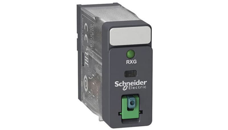 Relay Rx11 Schneider Electric RXG11RD Plug-In Relay, SPST-C/O, 10 A, 6VDC, Harmony ...