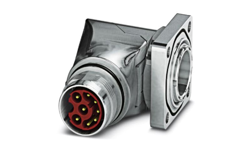 Phoenix Contact 1620458 Conn, Circ, M17, Plug, Device, Angled/Rotatable ...