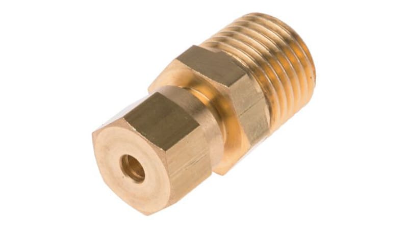 RS PRO 3817283 Brass Compression Fitting For Thermocouple 0.12in Probe ...