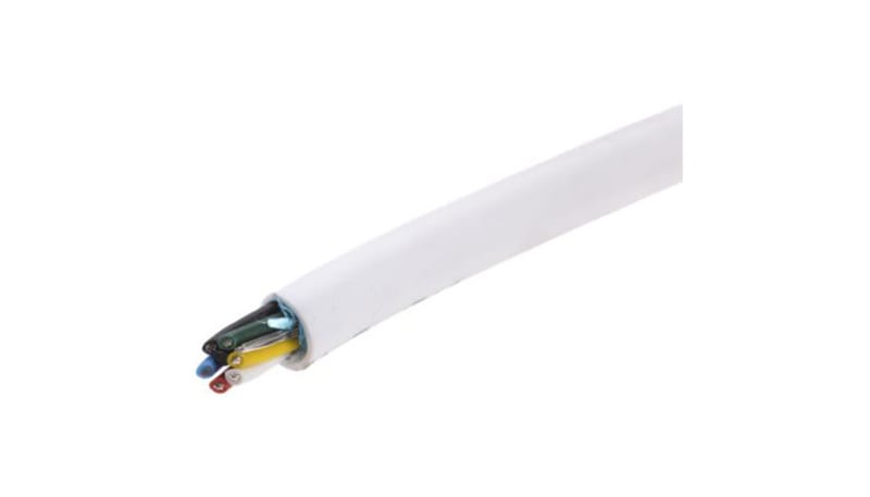 RS PRO 8420705 Multiconductor Cable 6C 24 AWG Multicoloured PVC Jacket ...