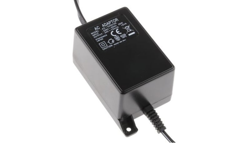 RS PRO 8280068 1 Output, Desktop Power Supply, 230 V ac, 24V ac 750mA ...