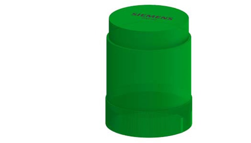 Siemens 8WD4220-5BC SIGNAL COLUMN,24V,50MM,LED,GREEN,IP54