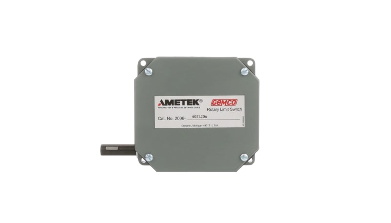 GEMCO 2006402L20A Rotary Limit Switch, geared, NEMA 4, 2 circuit