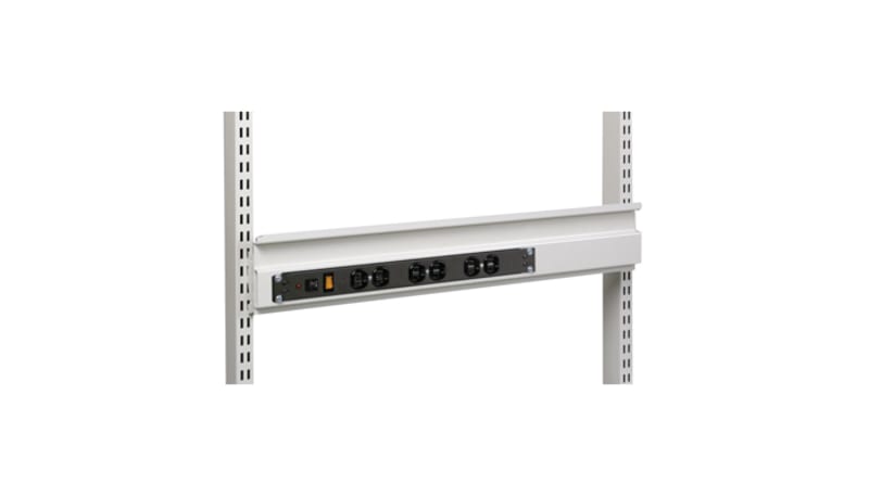 Treston 14-9114919 M60 bin rail with 6 outlet power bar