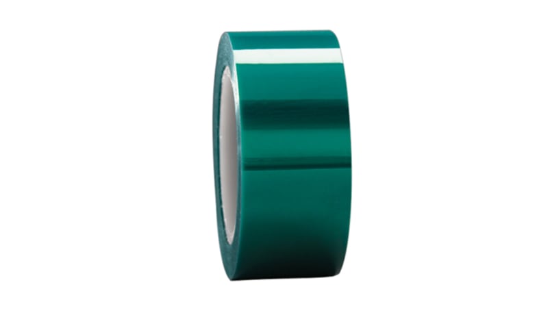 TapeCase M06-72 3M Polyester Film, 3.3 mil, Silicone - 1in X 72yd Roll