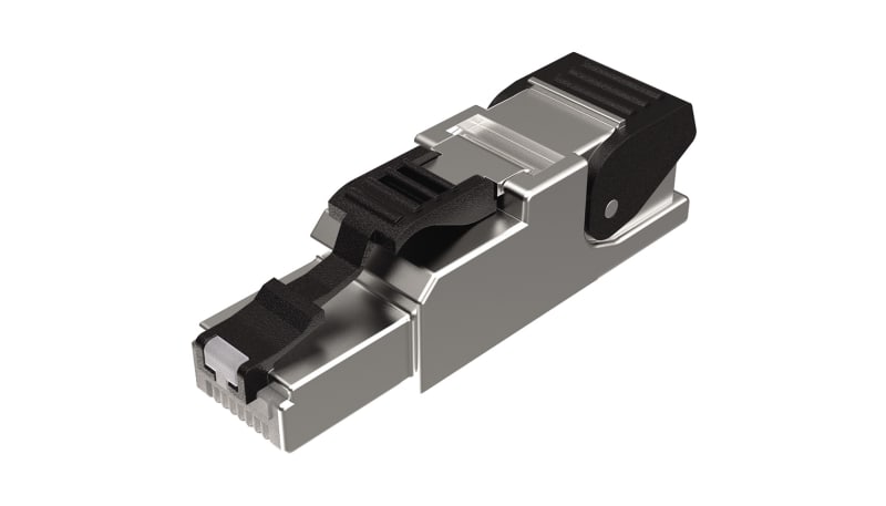 Turck CONNECTOR, FW,RJ45S 86 IDC CAT 6 Ethernet Field Wireable, Male ...