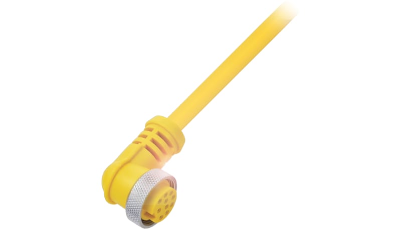Plug Color Code Yellow Balluff BCC0A5H Connector/cable, Female 1 1/8 in. , PVC, 5.00 m