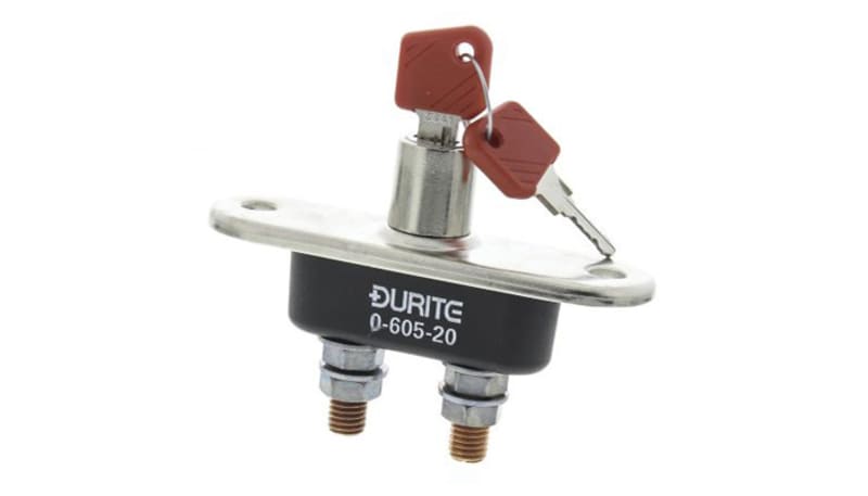 RS PRO 3254856 Keyed battery isolation switch 100A
