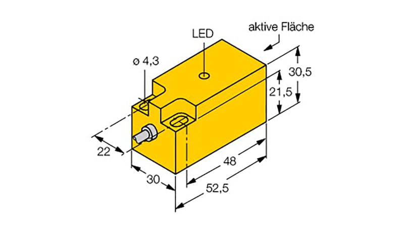 Turck NI15-Q30-AN6X ProXimity Sensor,15mm Sensing Distance