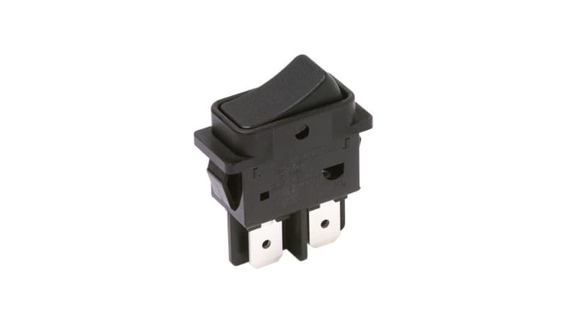 Dcsf R Rocker Switch Conversion C&K DF62J12S2AQA Switch,Rocker,DPST,OFF-ON,Blk Rckr Act,Blk Sub-Panel ...