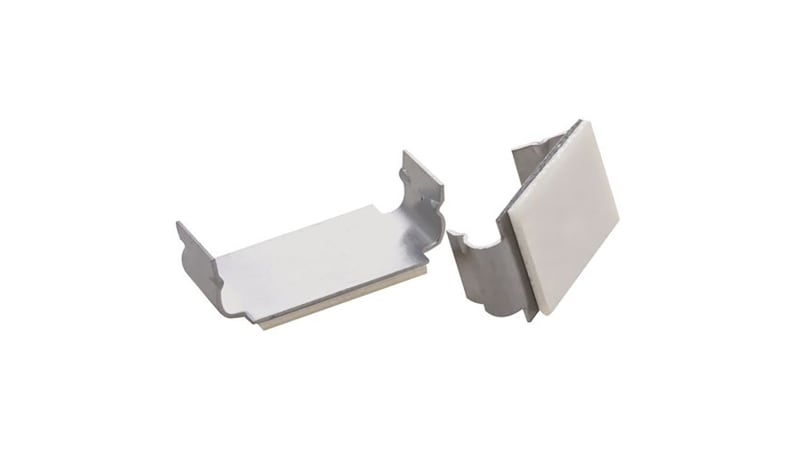 Essentra Components AFCC-24 Cable Clamp; Flat; Adhesive Mount; Alum; 11 ...