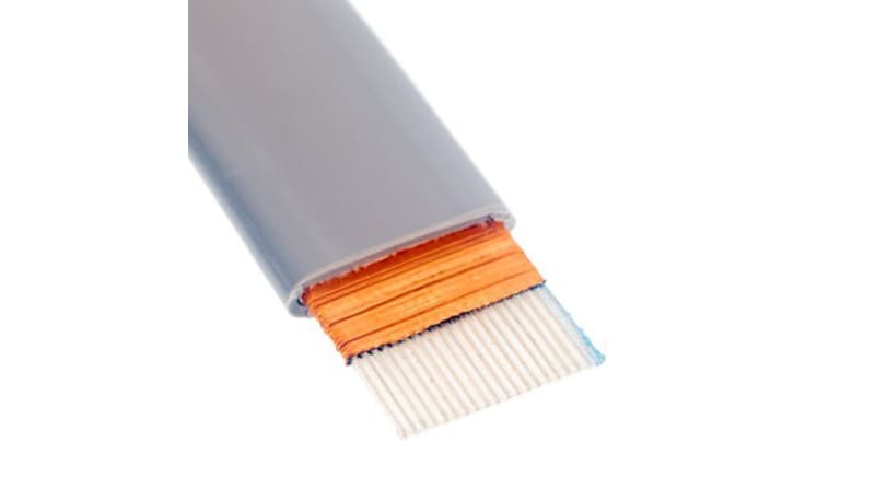 3M 90101/68 Cable, 68C, 30AWG, Solid, TC, TPE ins, Foil, Gray PVC jkt, CL2