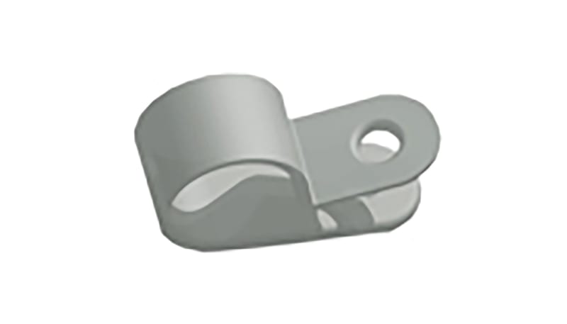 Keystone Electronics 7633 Cable Clamp, Nylon 6/6, Cable Dia .500