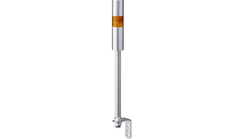 Patlite LR4-102LJBU-Y 40mm, 1-Tier, 24VDC, Pole Mount/Cable, Flashing ...