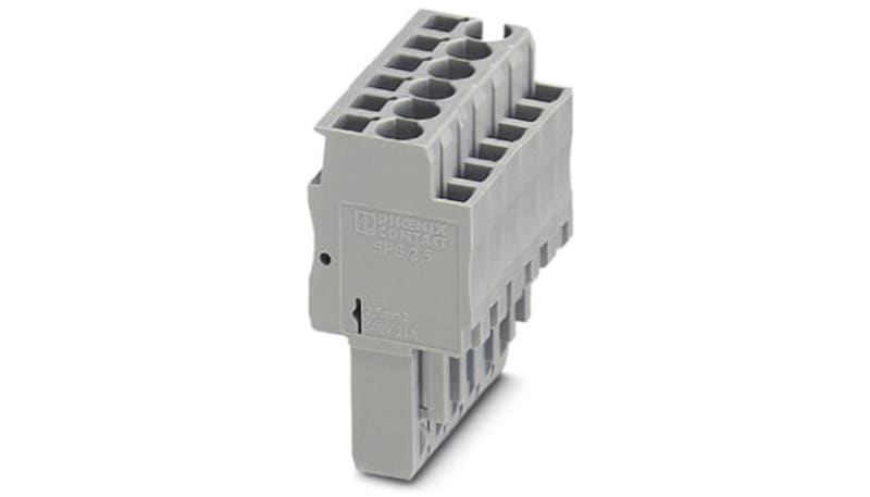 Phoenix Contact 3040203 Plug, 11 Position, 57.2mmx39mm, Spring Cage, 28 ...