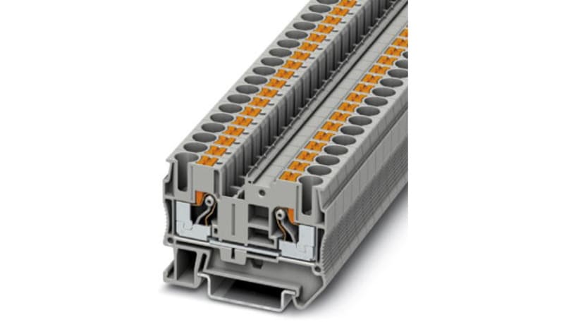 Phoenix Contact 3211814 Terminal Block,Feed-ThroughPush-in,AWG: 20 - 8 ...