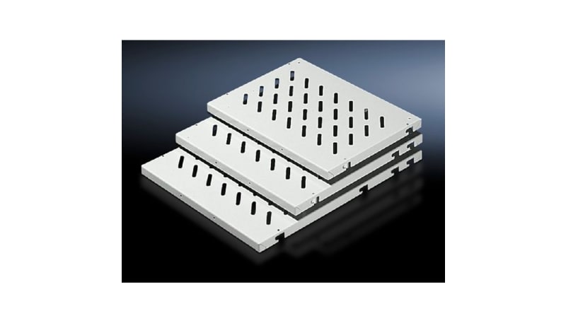 Rittal 7144035 Enclosure,Accessory,1U,19in,Component Shelf,For TS,16Wx16Din