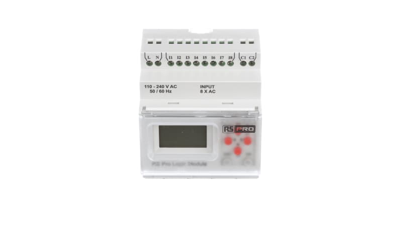 RS PRO 9176361 Logic Module 8 Input 4 Output ModBus Networking Computer ...