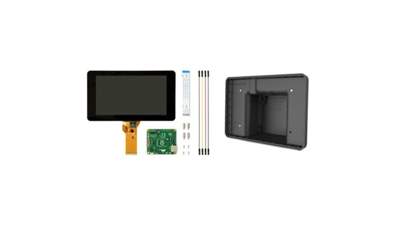 Raspberry Pi PI 7" TOUCHSCREEN AND CASE KIT Raspberry Pi 7" LCD Touch ...