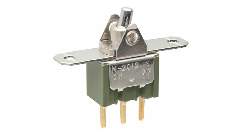 NKK Switches M2012TNG03 Switch,Rocker,Mini,SPDT,ON-ON,Non-Illum,No ...