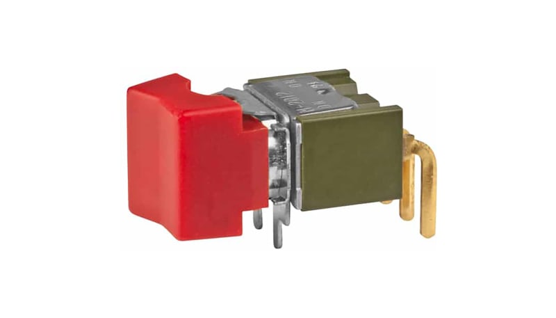 NKK Switches M2012TXG30-FC BRACKET PC MOUNT MINIATURE ROCKER