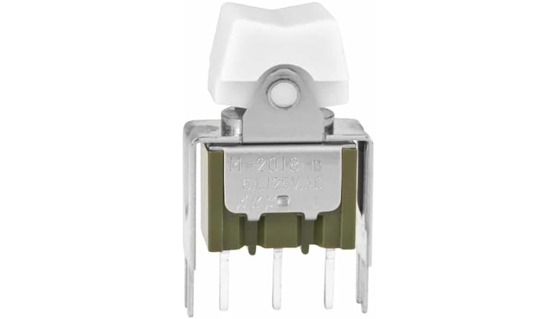 NKK Switches M2018TXW13-FB BRACKET PC MOUNT MINIATURE ROCKER