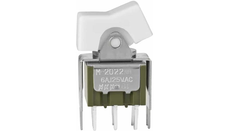 NKK Switches M2022TXW13-DB BRACKET PC MOUNT MINIATURE ROCKER