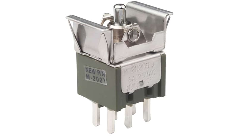 NKK Switches M2027TJW02 SNAP-IN MOUNT MINIATURE ROCKER