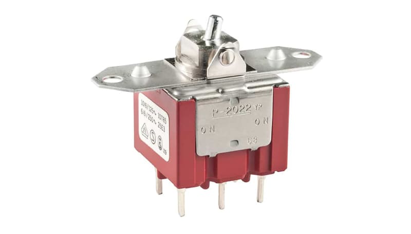 NKK Switches P2022YP Switch,Rocker,DPDT,ON-NONE-ON,No Actuator/Rocker ...