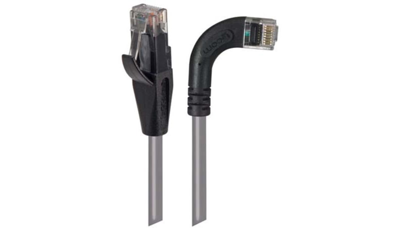 L-com TRD695RA7GRY-10 Network Cable Assembly,Cat 6,PVC,Gray,10 Feet