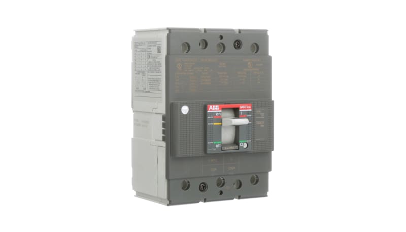 ABB XT3NU3125AFF000XXX Molded Case Circuit Breaker, 3-Pole, 125A