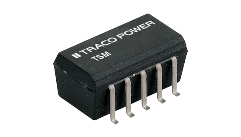 TRACO Power TSM 1209S 1W DC/DC Converter isolated, unregulated in a PCB ...
