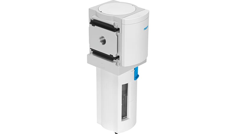 Festo MS6-LFM-1/2-ARV Micro Filter, G1/2, .01 mic, plastic bowl, auto ...