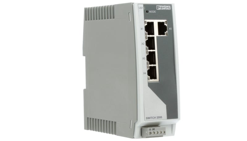 Phoenix Contact 2702323 Industrial Ethernet Switch, Managed
