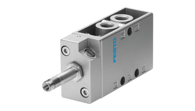 Festo MFH-5-1/4-NPT Solenoid Valve, 5/2, Spring return, 2.2-8 bar 