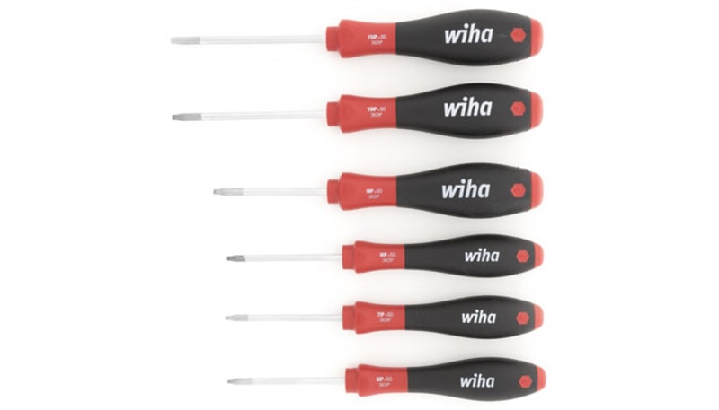 Wiha Tools 36296 SoftFinish TorxPlus Screwdriver 6 Piece Set IP6-IP15