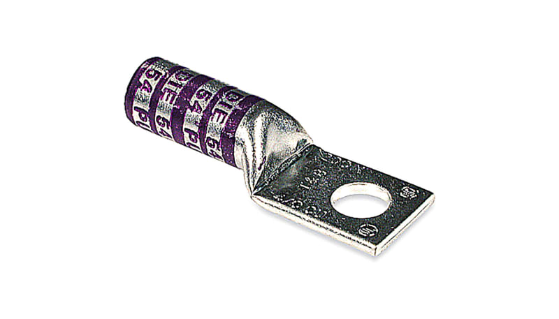 Color-Keyed by ABB 54970BE Copper One-Hole Lug,4/0 AWG,1/2