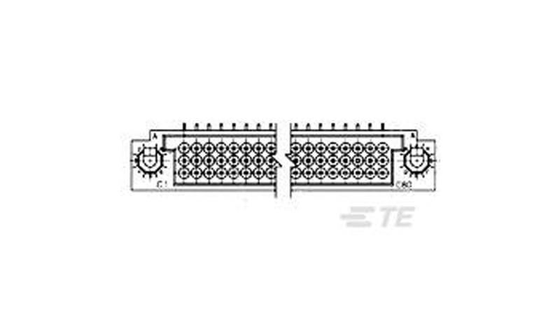 TE Connectivity 1-531133-2 3 ROW BOX PIN 135P R/A UNSEAL