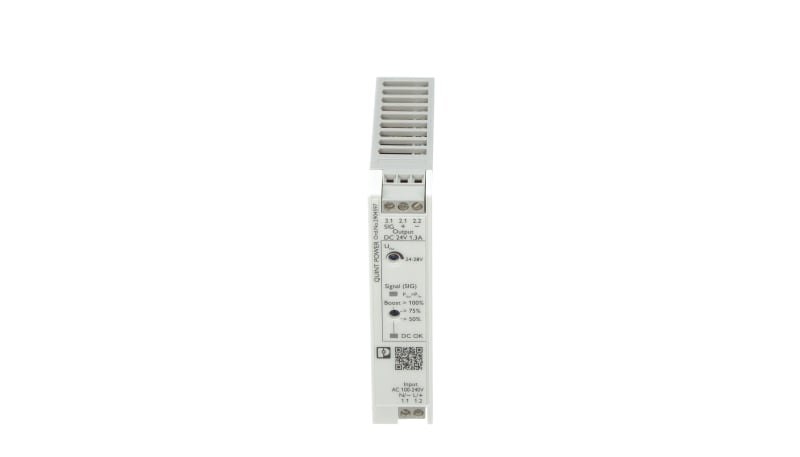 Phoenix Contact 2904597 Power Supply, ACDC, 24VDC, 1.3A, 31.2W