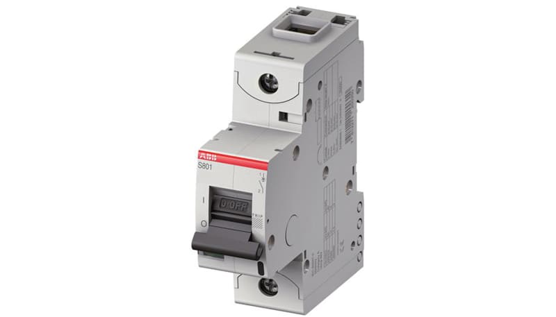 ABB S801C-B20 Circuit Breaker,S800C MINIATURE S MCB S800C 1P B 20A