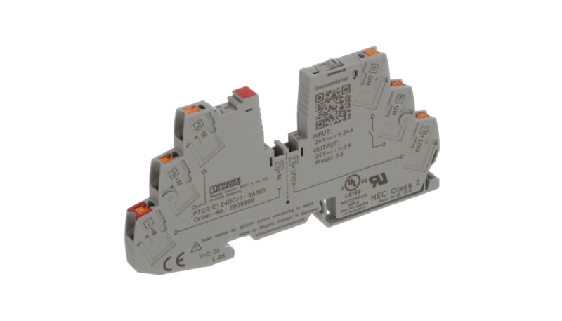 Phoenix Contact 2909909 Circuit Breaker Electronic 1 Pole DIN Rail ...