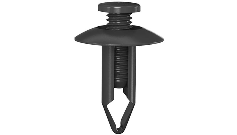 Essentra Components USR-1 Black Screw-In Rivet for a 8.0 mm (0.315 in ...