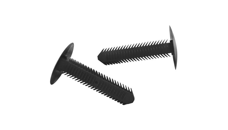 Essentra Components XT2811000A Fir Tree Rivet, Black, 1.15 in Stem ...