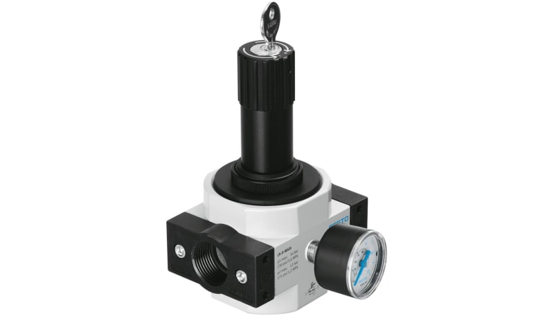 Festo LRS-3/4-D-7-MIDI Pressure Regulator, MIDI, lock, G3/4, 7 bar, gau