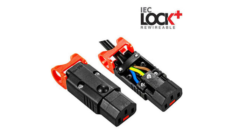 Schaffner / TE Connectivity IL13+ REWIREABLE IEC LOCK IEC C13