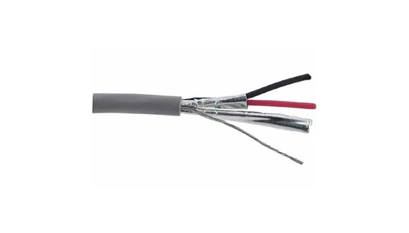 Alpha Wire 3230 SL005 Multiconductor Cable,Communication,20 AWG,Braid ...