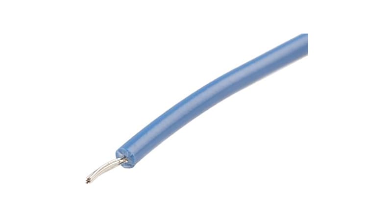 RS PRO 8740074 Hook-Up Wire Blue XLPVC 24AWG 11x0.16mm 328ft (100m) UL ...