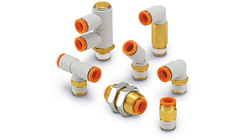 SMC Corporation KQ2Z07-32N One-Touch Fitting, 1/4 in. Tube Size, Male ...