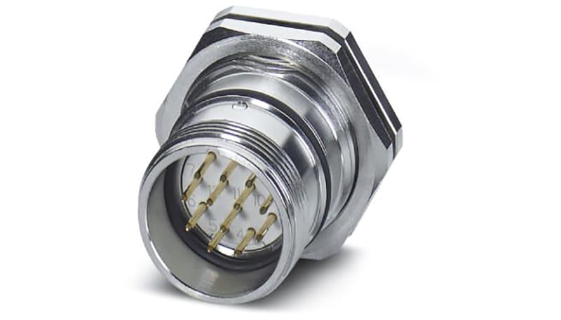 Phoenix Contact 1597207 Circular connector;Receptacle;Male Pins;12 pos ...