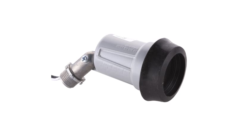 BELL 5612-0 Waterproof Lampholder with External Gasket Gray